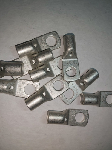 Terminal Zapata Ojo Cobre Estañado 2-0 Awg 1/2 10pz (Usado)