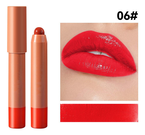Lápiz Labial De Color E, Fácil De Aplicar, Lápiz Labial Hidr
