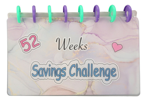 Carpeta De Ahorros Dinero De Desafío De Ahorro De 52 Semanas