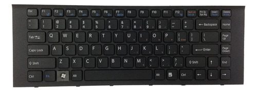 Teclado Sony Vaio Vpc-eg Series Ingles Negro Nuevo Con Marco