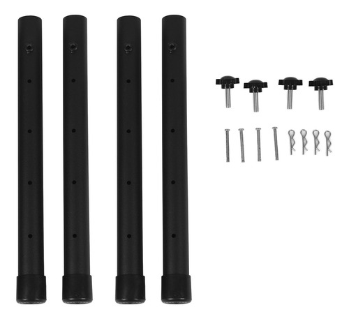 Extensiones De Metal Para Patas De Mesa, 4 Unidades, Extenso