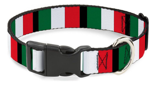 Collar De Clip De Plástico Con Hebilla - Banderas De Italia 