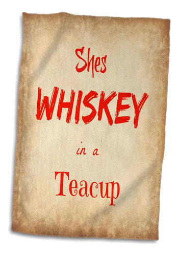3d Rose Shes Whisky En Una Taza De Té Letras Rojas Sobre Un 