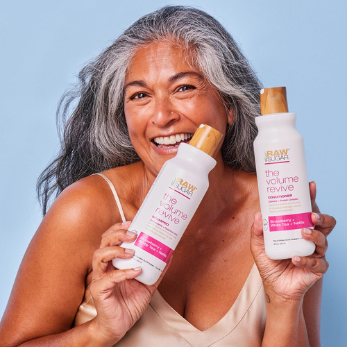 Set De ChampĂș Y Acondicionador Raw Sugar Volume Revive 530 M