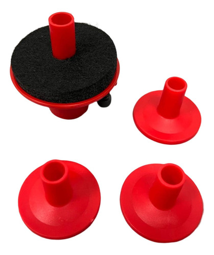 Reemplazo De Del Platillo Del Soporte De Las Piezas Del Rojo