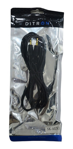 Cable Audio Plug A Plug Metros Sonido Auxiliar Ditron 1.5 M Color Variado