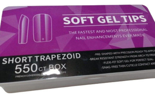 Tips Soft Gel X 500 Unidades