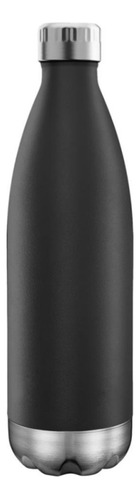Botella Termica Lexo Acero Inox Doble Capa Frio Calor 500ml Color Negro