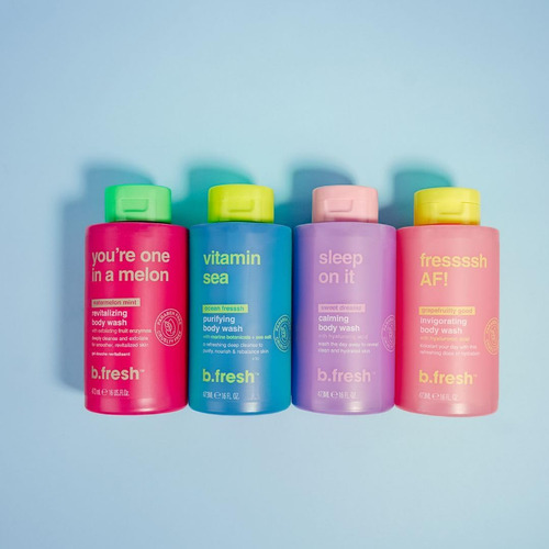 Gel De Baño B.fresh Vitamin Sea Nourishing Con Marine Botani