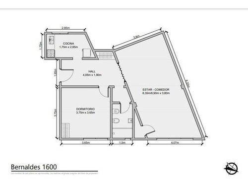 Imagen 5 de 19 de Venta Ph De 2 Ambientes - Muy Buen Estado - Frente - Luminoso - Sin Expensas - Monte Castro