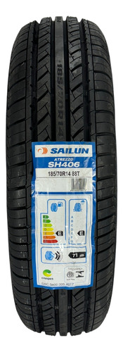 Kit 4 Pneus Sailun 185/70r14 88t Atrezzo Sh406 Onix + Brinde