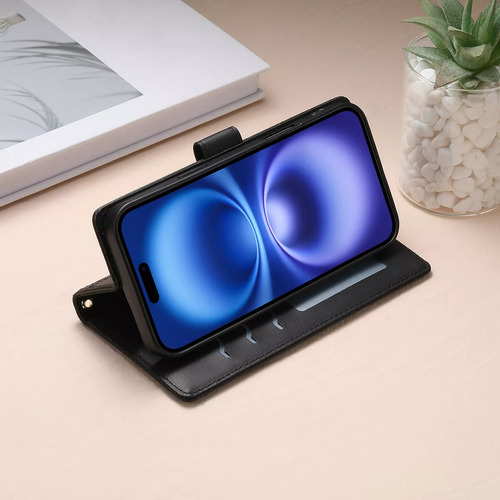 Funda Tipo Cartera De Piel Para Xiaomi Poco X7 Pro X6 X5 M6
