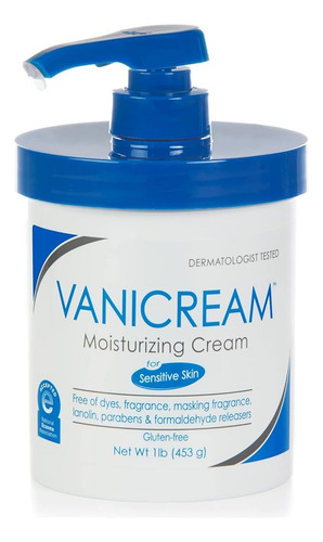 Crema Hidratante Vanicream 450g Con Dispensador - Piel
