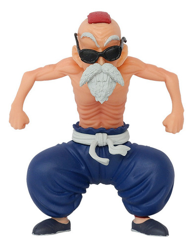 Figura Dragon Ball Z Maestro Roshi Flaco Muñeco Anime Pvc