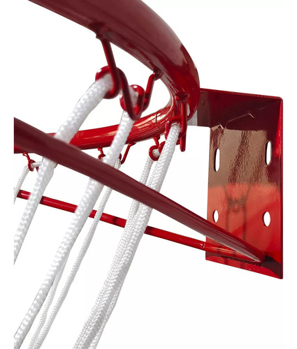 Aro De Basquet N 7 Medida Oficial Con Red Basket Profesional