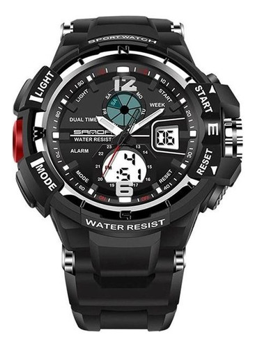 Reloj Skmei Correa Silicona Negro Skm-4