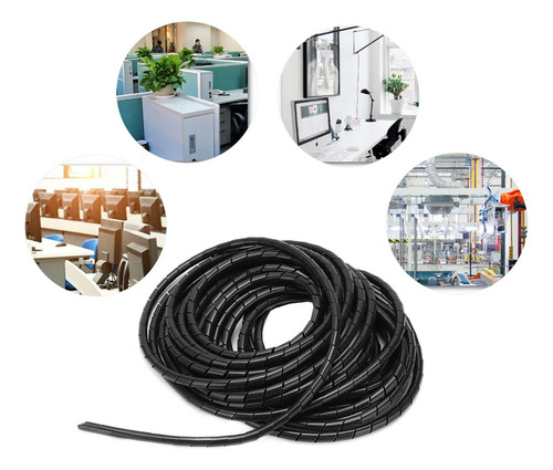 Manguera Flexible Espiralada Para Organizar Cables