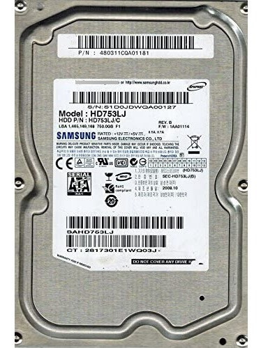 Disco Duro Hdd Sata 750gb. 3.5 Pulgadas Para Pc