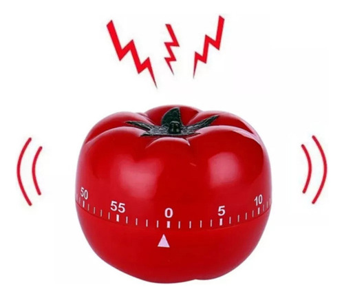 For Práctico Temporizador Mecánico Kitchen Tomate De 2 New