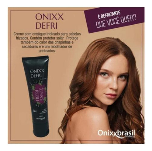 3x Onixx Defri - Creme De Pentear Defrizante Onixx Brasil