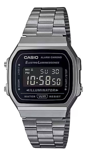 Casio G-shock Unisex A168wgg-1bvt Reloj Antiguo Plateado
