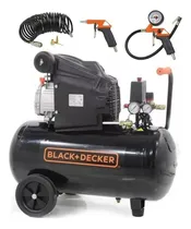 Comprar Compresor De Aire 50 Litros Black Decker Con Kit Accesorios