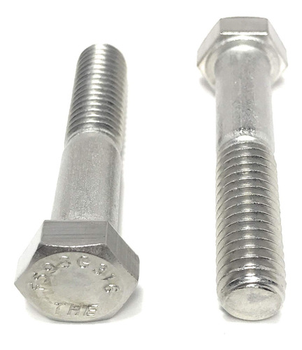 Tornillo Hexagonal Acero Inoxidable Grado Marino 316 Unc 25