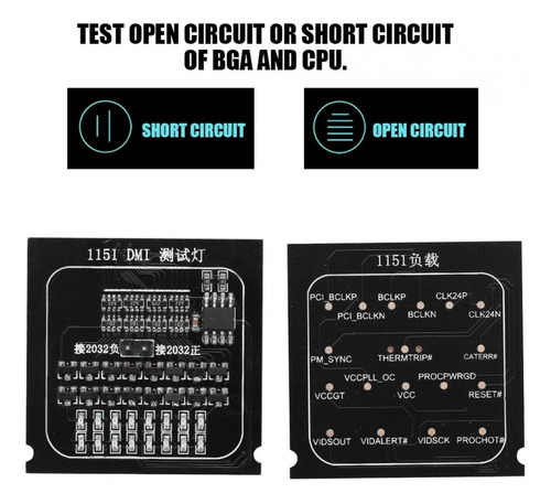 Cartão De Teste De Testador De Soquete De Cpu, Testador De P