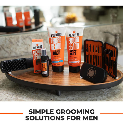 Kit De Cuidado De Barba Wild Willies Beard Butter Boost Seru