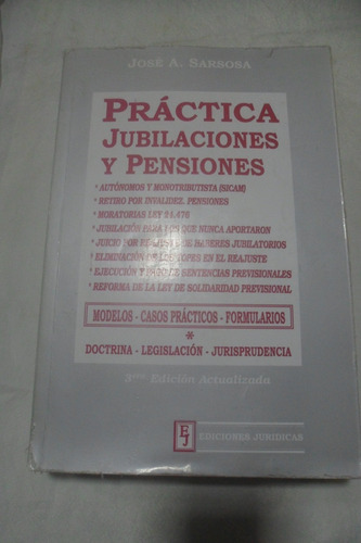 Practica De Jubilaciones Y Pensiones Jose Sarsosa Juridicas
