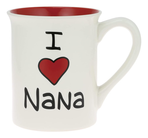 Enesco Nuestro Nombre Es Mud I Heart Nana Abuela Taza De 16