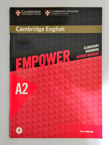 Cambridge English Empower Elementary Work Book Whitout Answers - A2 De Cambridge Pela Cambridge