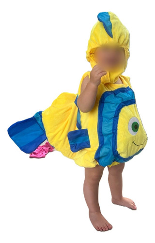 Disfraz De Nemo (pez Payaso) Flounder De Ariel Ch
