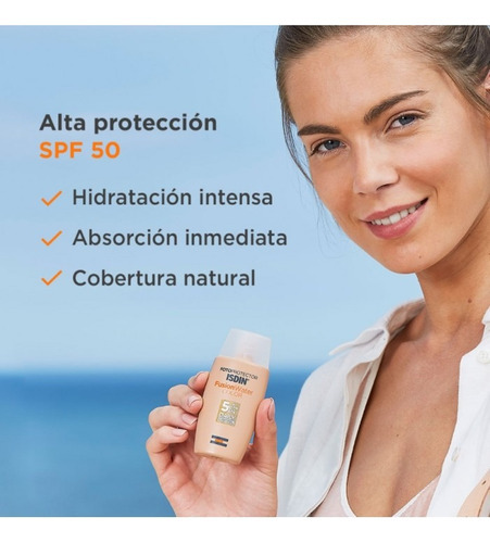 Fotoprotector Isdin Fusion Water Color Fps 50 Con 2 Pzas