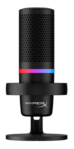 Microfono Gamer Hyperx Duocast Usb Rgb Black