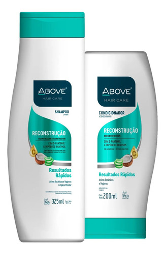 Kit Shampoo E Condicionador Feminino Reconstrução Above