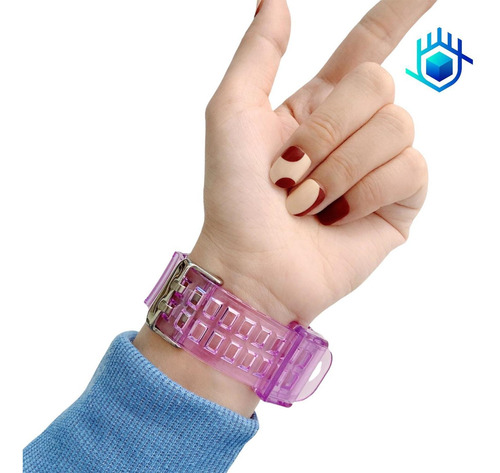 Imagen 4 de 8 de Correa Candy + Funda + Mica Premium Para Apple Watch Calidad