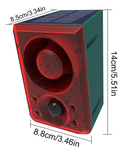 Asa Do Gerador De Ruído Alto Do Alarme Do Detector De