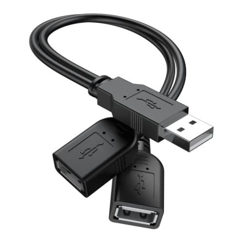 Cable Usb Macho A 2 Hembras 