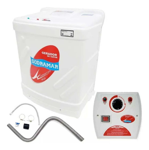 Gerador Vapor Sauna 9kw Com Quadro E Kit Instalação Sodramar