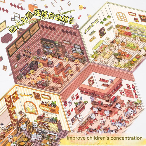 Pegatinas 3d Para Decoración Creativa De Escenas De Álbumes