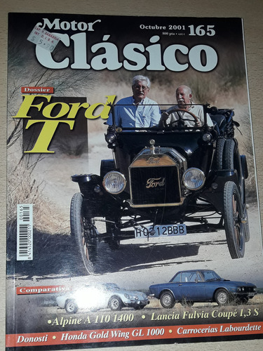 Revista Motor Clásico N°165 Octubre De 2001