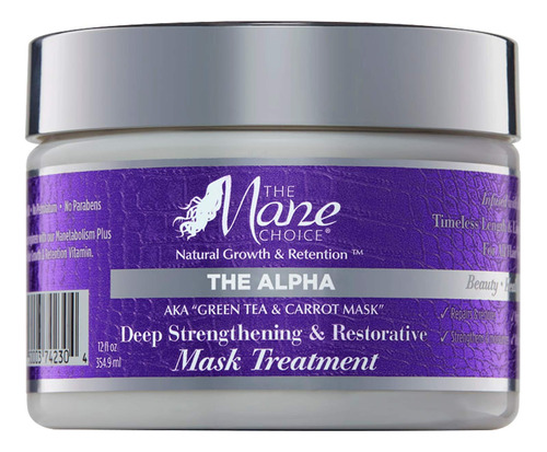 The Mane Choice Mascarilla Capilar Alpha Green Tea & Carrot 