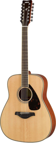 Guitarra acústica Yamaha FG/FGX FG820-12 para diestros natural nogal brillante