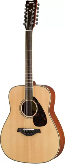 Guitarra acústica Yamaha FG/FGX FG820-12 para diestros natural nogal brillante