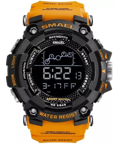 Relógio Smael 1802 Militar Shock Original Varias Cores