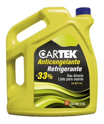 Anticongelante Refrigerante Uso Directo Al 33% 3.78 L