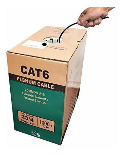 Cable Bncables Cat6 1000 Pies 23awg 500mhz Utp -azul