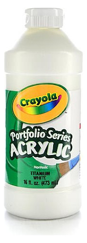 Crayola Portfolio Serie Pintura Acrilica Titanio Blanco 16 2