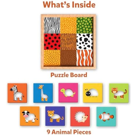 Skillmatics Juego De Rompecabezas Con Patrones De Animales: